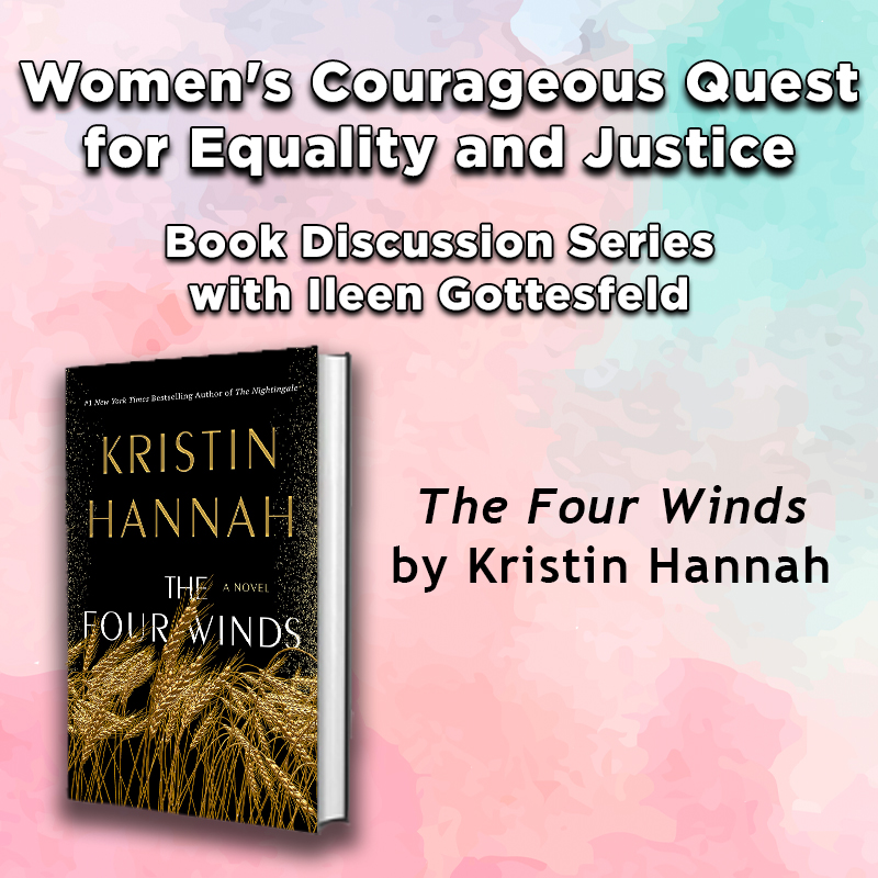 Women's Courageous Quest for Equality and Justice Book Discussion Series with Ileen Gottesfeld in the Michael P. Coords Activity Room