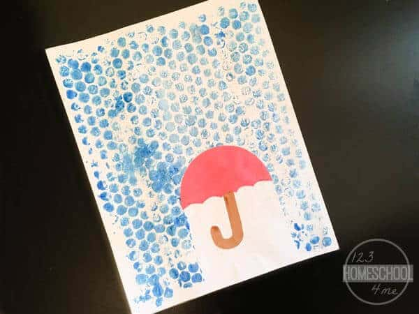 Take-Home Craft- Rainy Day Print