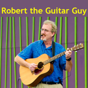 Robert the Guitar Guy in the Village Center